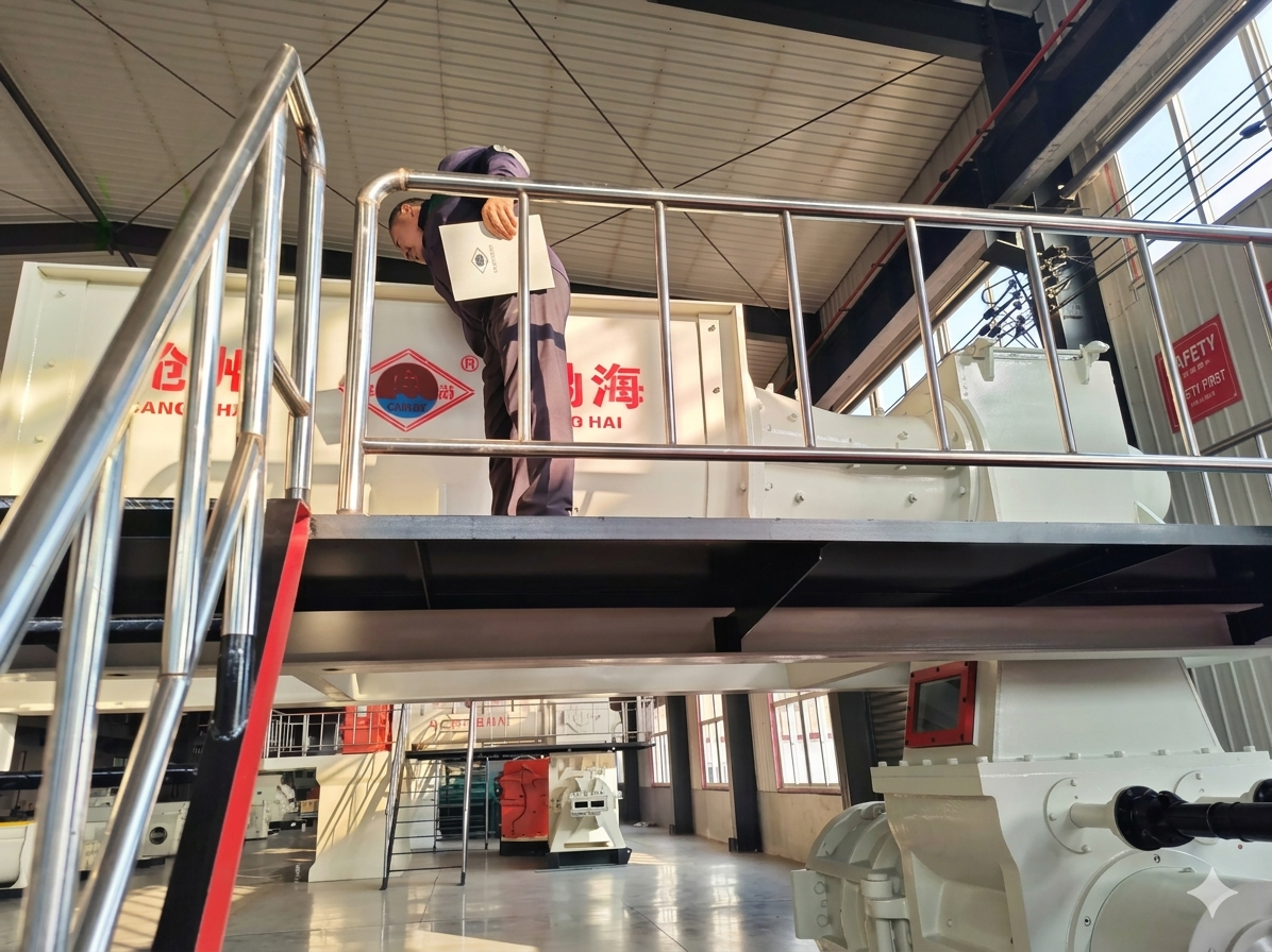 Africa Opal inspector conducting factory audit in China